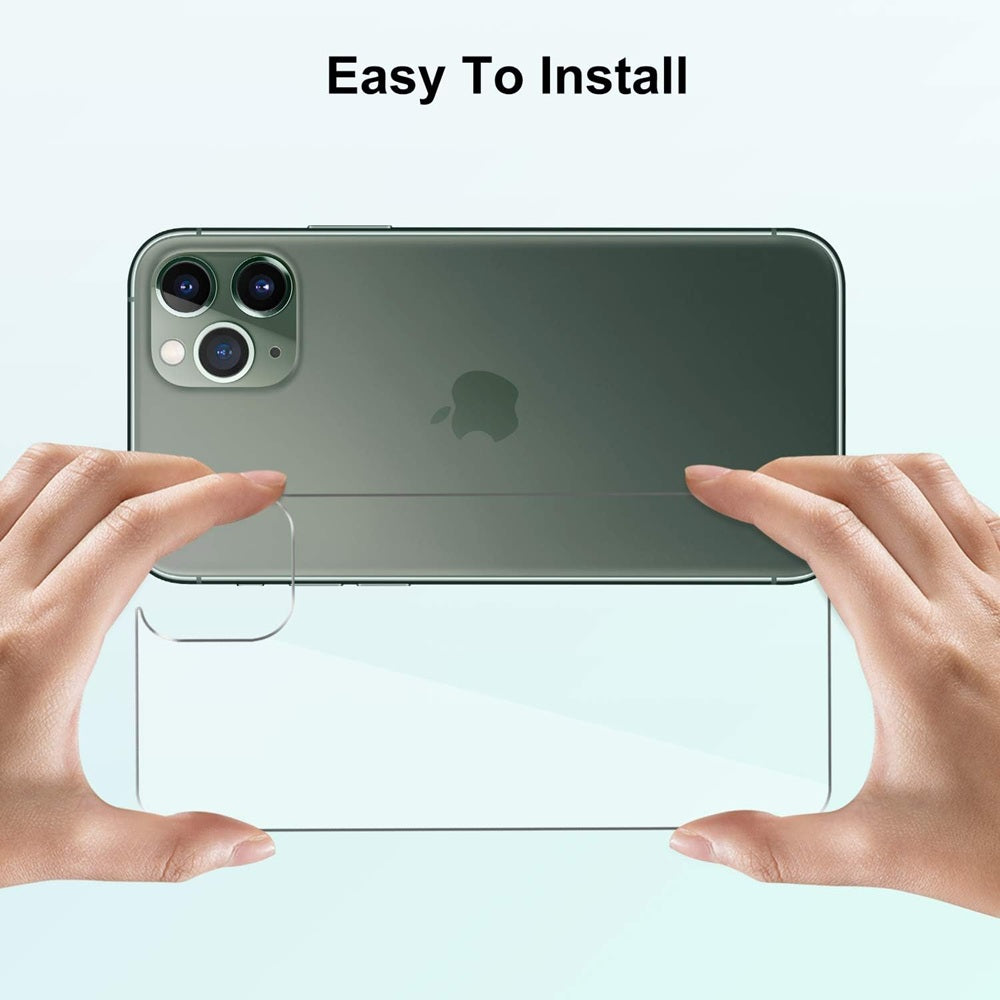 For iPhone 17 16e 15 14 13 12 11 Pro Max Back Rear Tempered Glass Screen Protector X 2