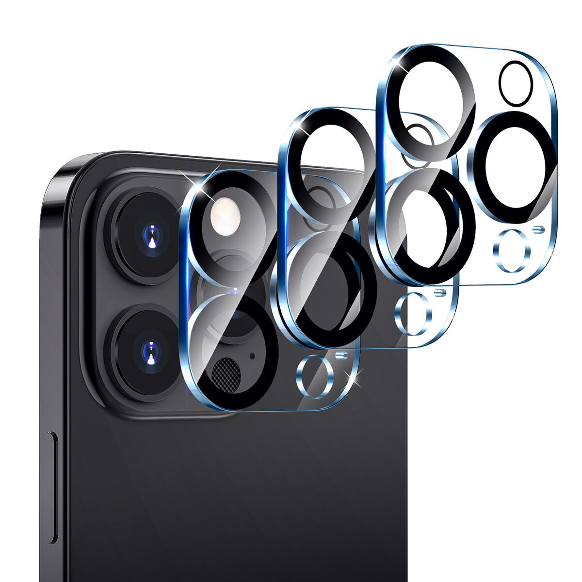 CAMERA LENS Cover Protector Tempered Glass for Iphone 16 15 14 13 12 11 Pro Max