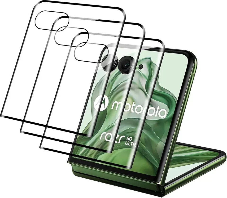 1/2/3 pcs HD Tempered Glass Front Film Screen Protector For Moto razr 50 Ultra