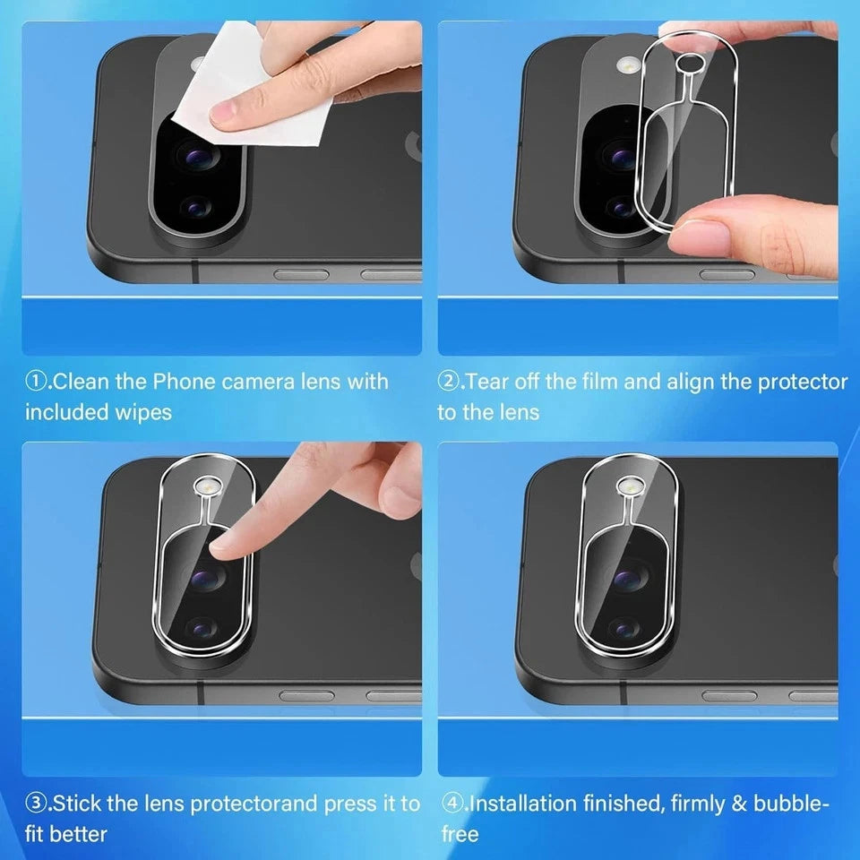 2 Pcs For Google Pixel 10 9a 9 Pro XL 8 8 Pro Tempered Glass Screen Camera Lens Protector Various models