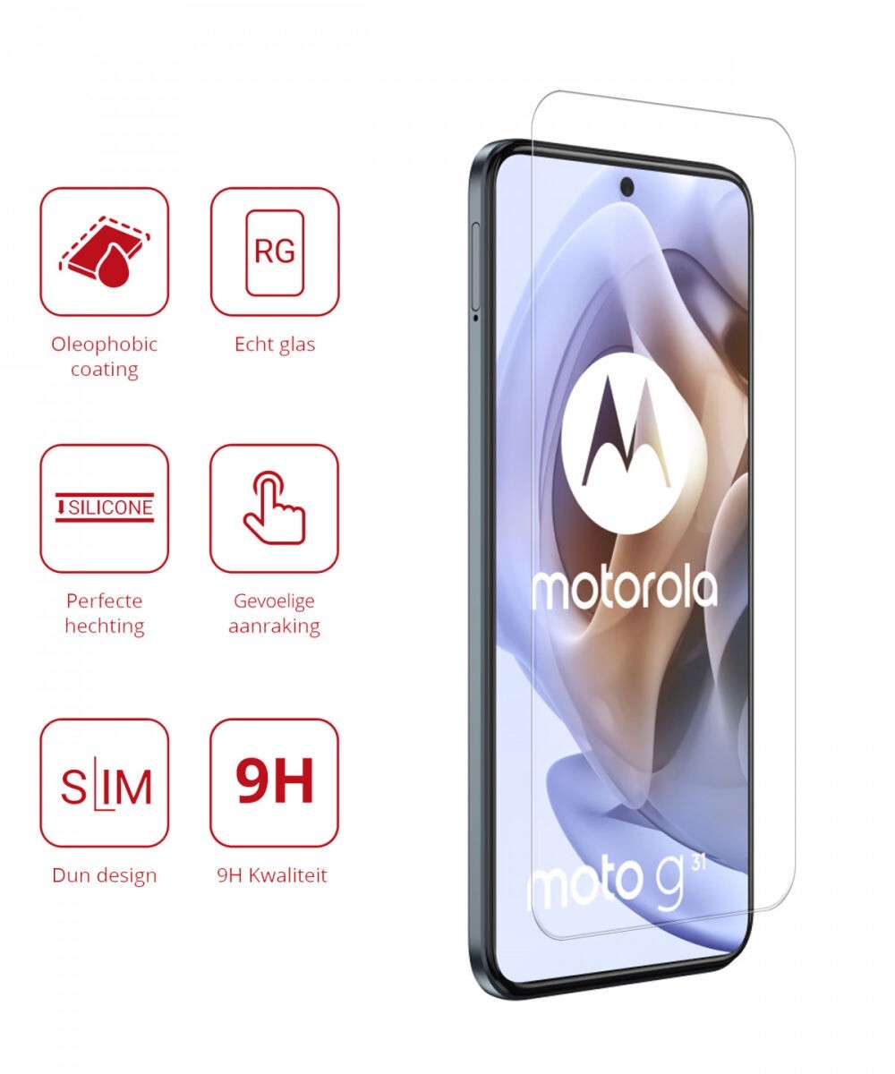 3 Pack For Motorola Moto G31 / G41 Gorilla Tempered Glass Screen Protector Cover