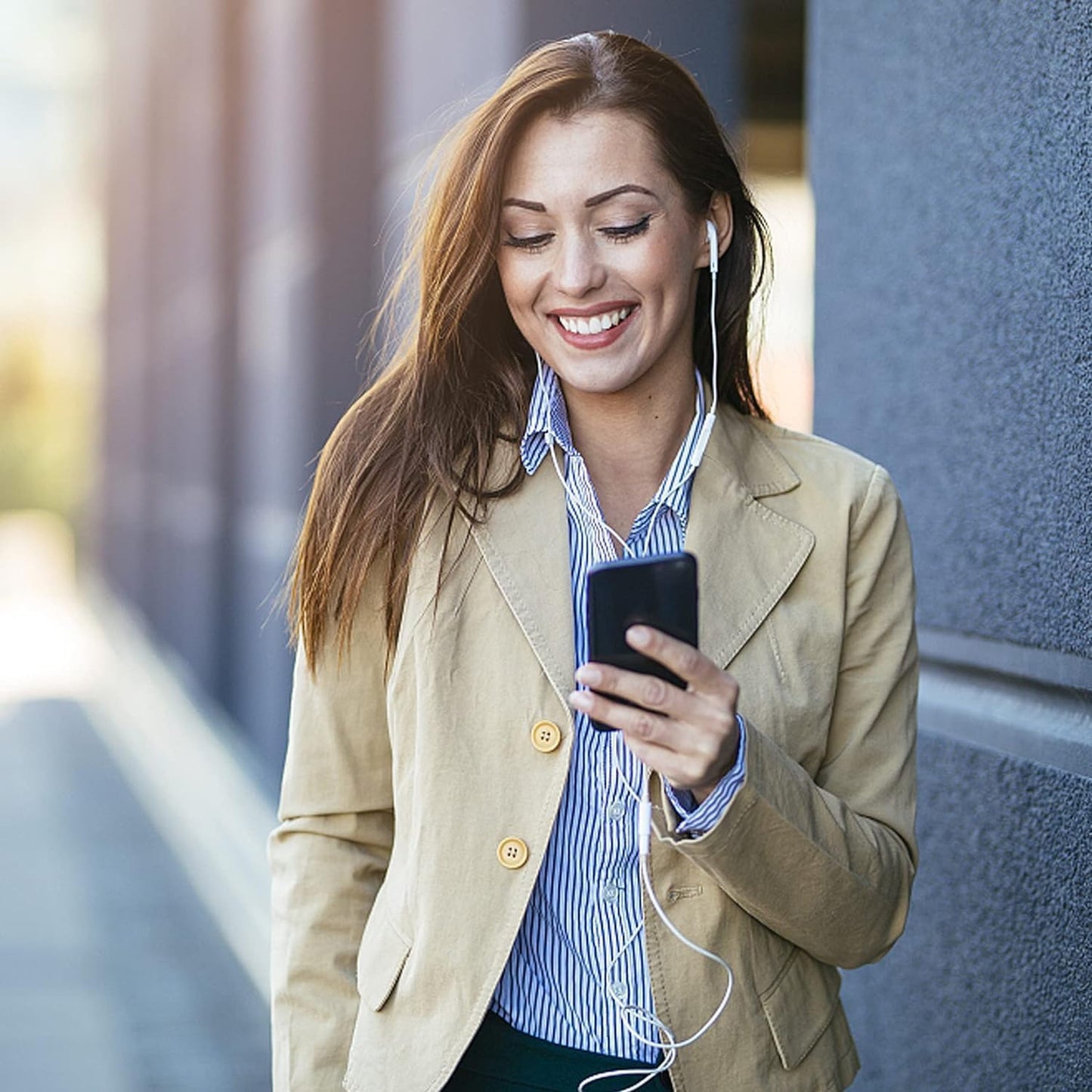 Fast Car Charger PD 38W Dual USB Cigarette Power Adapter + 8 Pin/ Type C/ Micro Data Cable Charger + 8 Pin/ Type C /3.5mm Earphone - Bundle