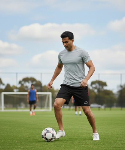 Maxyolo Mens Shorts 4 Way Lycra Fabric Side Piping Design Sports and Casual Wear