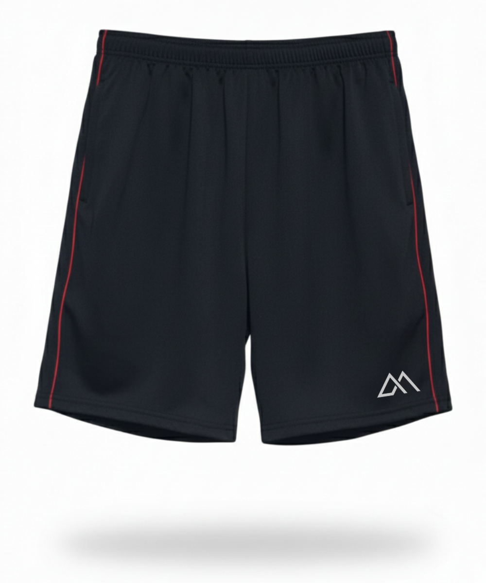 Maxyolo Mens Shorts 4 Way Lycra Fabric Side Piping Design Sports and Casual Wear