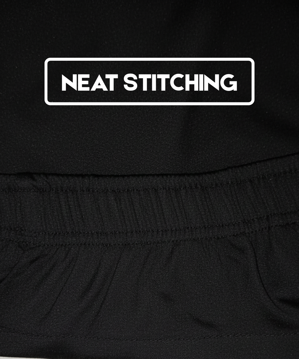 Maxyolo Mens Shorts 4 Way Lycra Fabric Side Piping Design Sports and Casual Wear