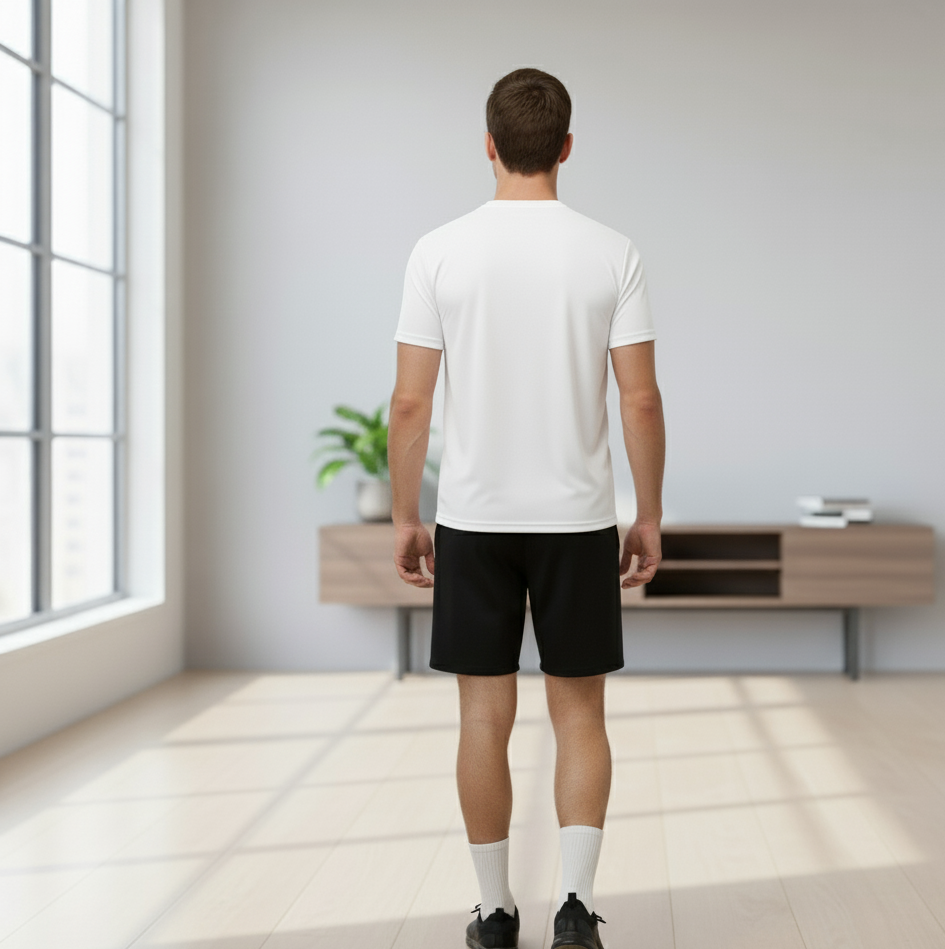 Maxyolo Mens T Shirt and Shorts Combo Polyester Fabric Daily Sports and Gym Wear