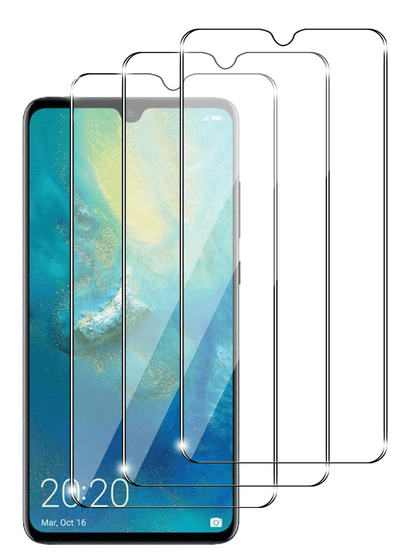 3x FOR Huawei P20 Pro P20 Lite P30 Lite P Smart 19 20 Y6 19 Protection Tempered Glass Screen Protector