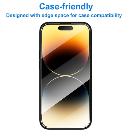 Pack of 3 Tempered Glass Screen Protector Cover Guard For iPhone 17 16 15 14 13 12 11 All Series Various Models