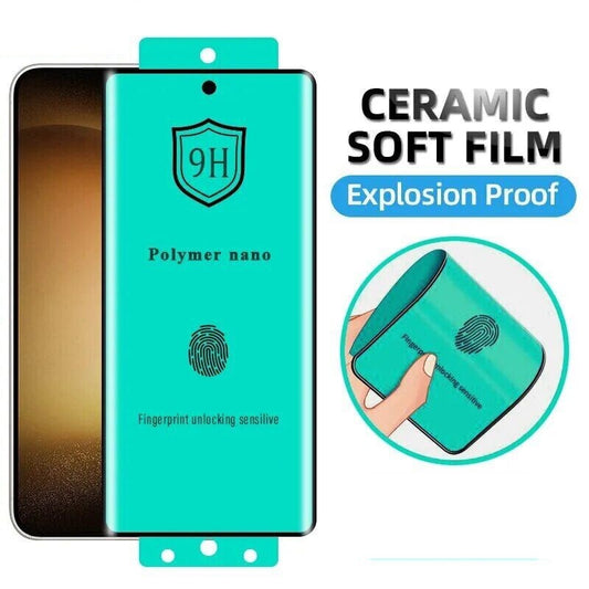 2x Polymer Nano Screen Protector Soft Film For Samsung Galaxy S23 S24+ S25 Ultra - Various models