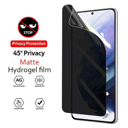 Anti-Spy Ceramic Privacy Film Screen Protector For Samsung S25 S24 S23 Ultra 5G