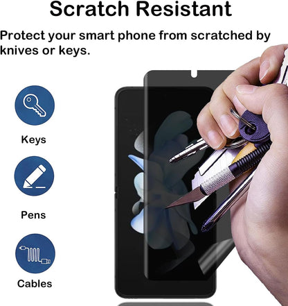 2X For Samsung Galaxy Z Flip 6 5 4 3 Ceramic Privacy Film TPU Film Screen Protector Film Anti peep