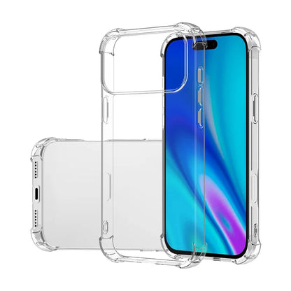 Case for iPhone 17 Pro Max, 17 Air 17 Pro Clear Shockproof Silicone Screen Cover Screen protector - Bundle