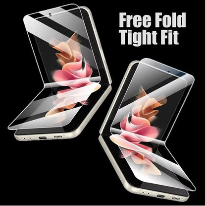 2X Hydrogel Screen Protector For Samsung Galaxy Z Flip 7 4 5 6 3 5G TPU Film Cover