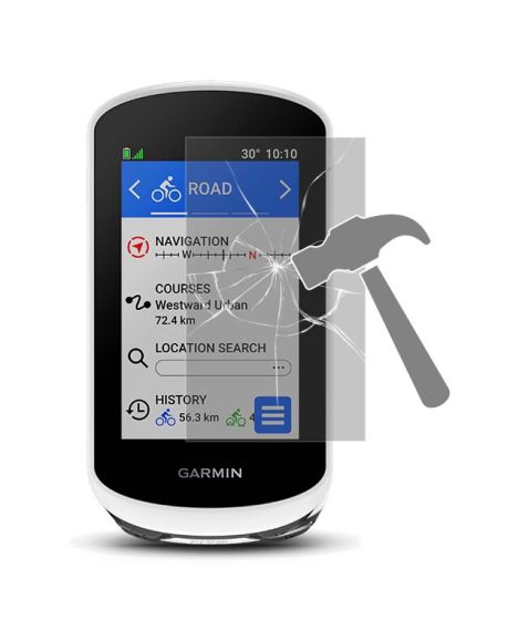 2 x Glass Screen Protectors For Garmin Edge Explore 2 Tempered Glass Film