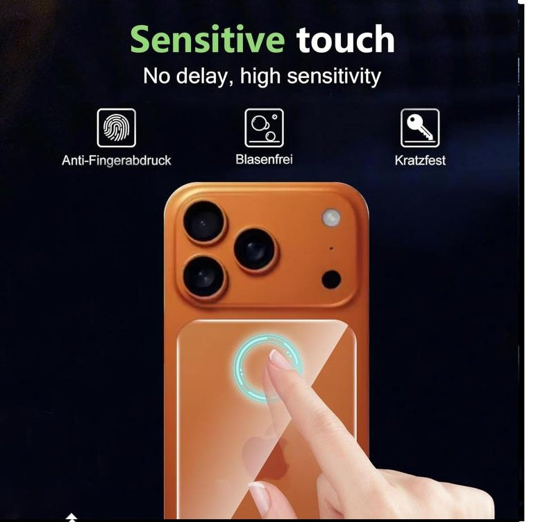 For iPhone 17 / 17 Pro / Pro max / 17 Air Back Rear Tempered Glass Screen Protector X 2