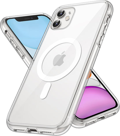 Case For IPhone 17 , 17 Pro, 17 Pro Max, 17 Air Clear Transparent Magnetic Case Wireless Charging Compatible cover