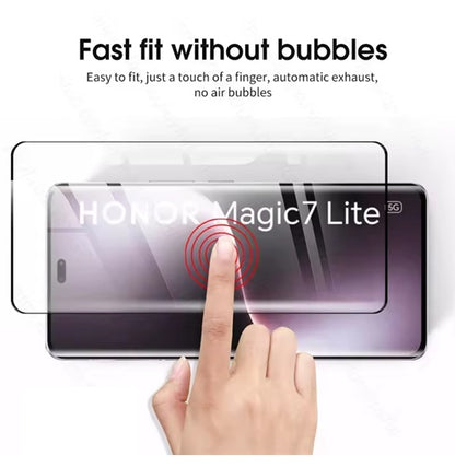 2X For Honor Magic 7 lite 5 Pro 70 90 200 Pro Full Curved Tempered Glass Screen Protector various Honor models