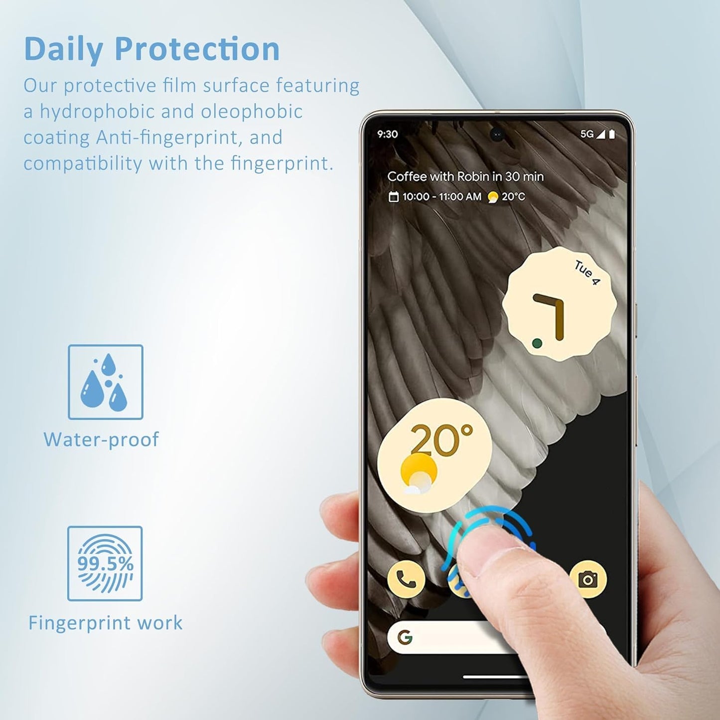 2X Full 3D Curved Black Edge Screen Protector For Google Pixel 10 Pro XL 9 Pro XL 7A 8A 9A 10A Tempered Glass - Various models