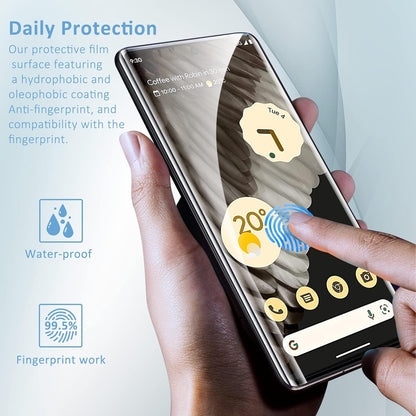 2X Full 3D Curved Black Edge Screen Protector For Google Pixel 10 Pro XL 9 Pro XL 7A 8A 9A 10A Tempered Glass - Various models