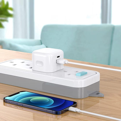 5 Pc Accessories set for iPhone - PD Plug / Car charger / Folding charger + data cable + gel case + earphones + protector - Bundle deal