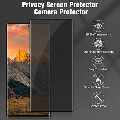 For Samsung S26 S25 S24 S23 S22 Ultra Series Privacy Screen Protector Tempered Glass Cover - various models