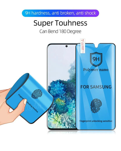 2x Polymer Nano Screen Protector Soft Film For Samsung Galaxy S23 S24+ S25 Ultra - Various models