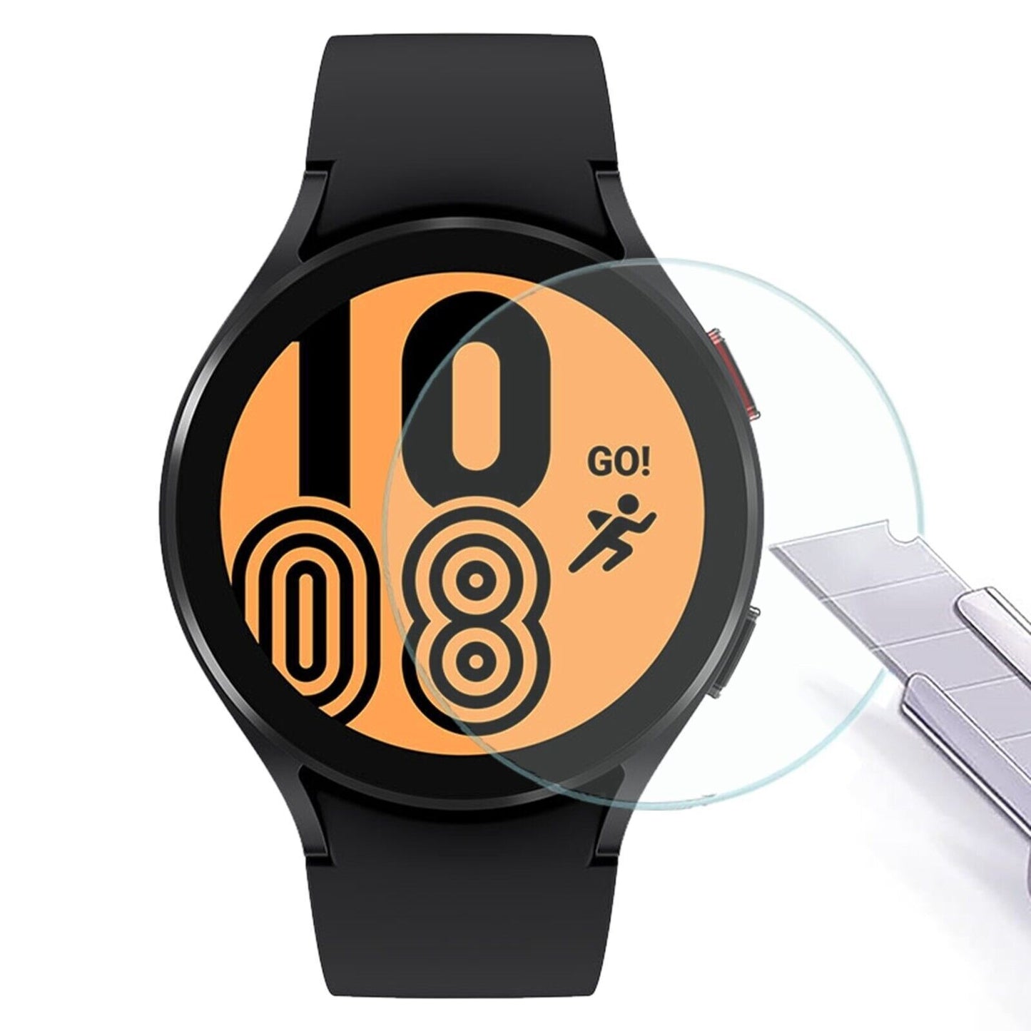 For Samsung Galaxy Watch 8 7 6 5 Tempered Glass Screen Protector Cover PACK 1-5