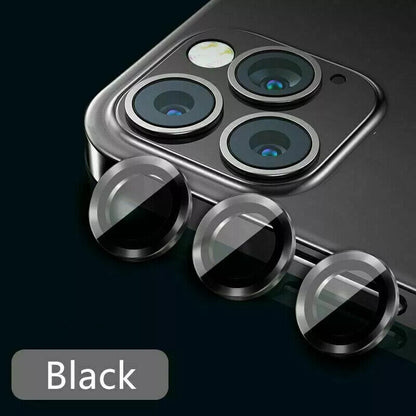 Metal Tempered Glass Camera Lens Ring Protector For iPhone 17 16e Pro Max Plus