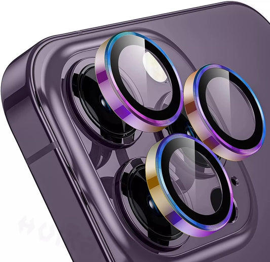 Metal Tempered Glass Camera Lens Ring Protector For iPhone 17 16e Pro Max Plus