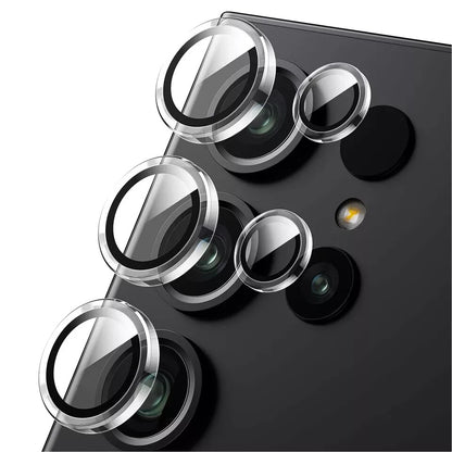 For Samsung Galaxy S25/S25+/S25 Ultra Metal Ring Camera Lens Protector Cap Cover