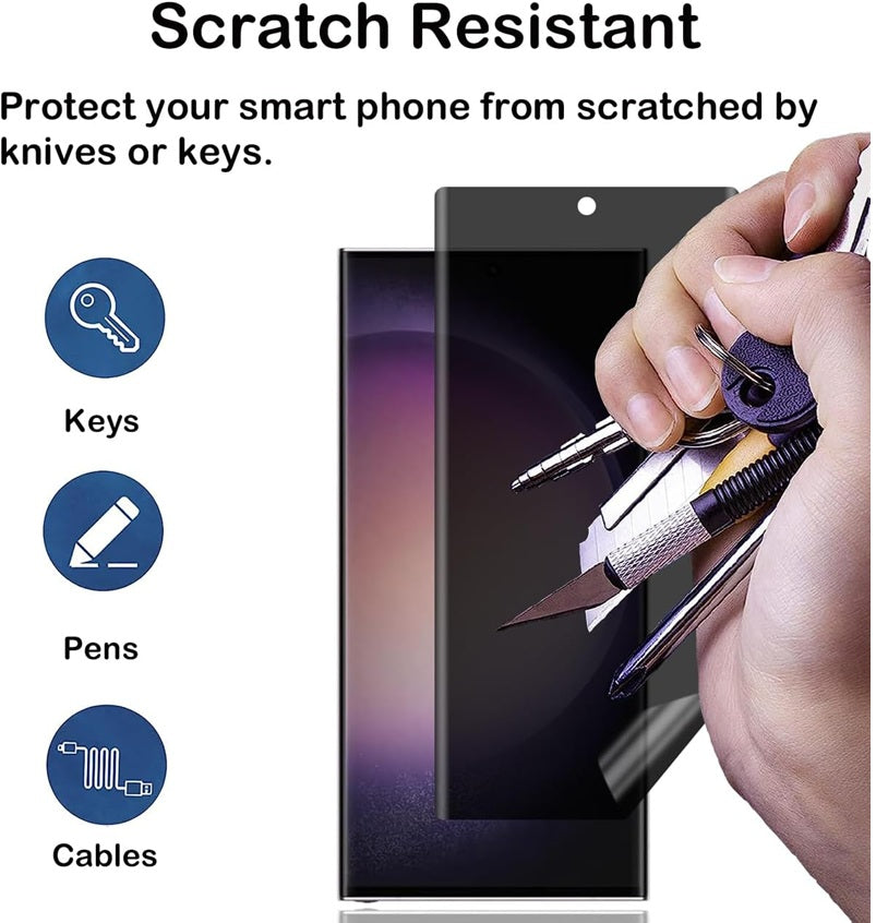 2 Pack Anti-Spy Privacy Tempered Glass Screen Protector For Sony Xperia 1 5 10 VI V VII 10-5 10-6 10-7